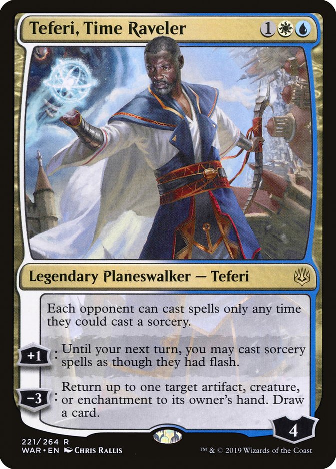 Teferi, Time Raveler [War of the Spark] | Dragon's Lair Comics and Fantasy Houston TX