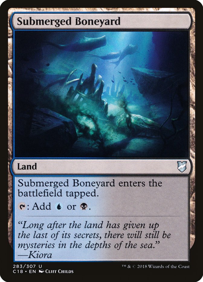 Submerged Boneyard [Commander 2018] | Dragon's Lair Comics and Fantasy Houston TX