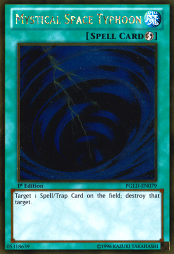 Mystical Space Typhoon [PGLD-EN079] Gold Rare | Dragon's Lair Comics and Fantasy Houston TX