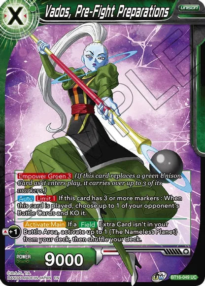 Vados, Pre-Fight Preparations (BT16-049) [Realm of the Gods] | Dragon's Lair Comics and Fantasy Houston TX