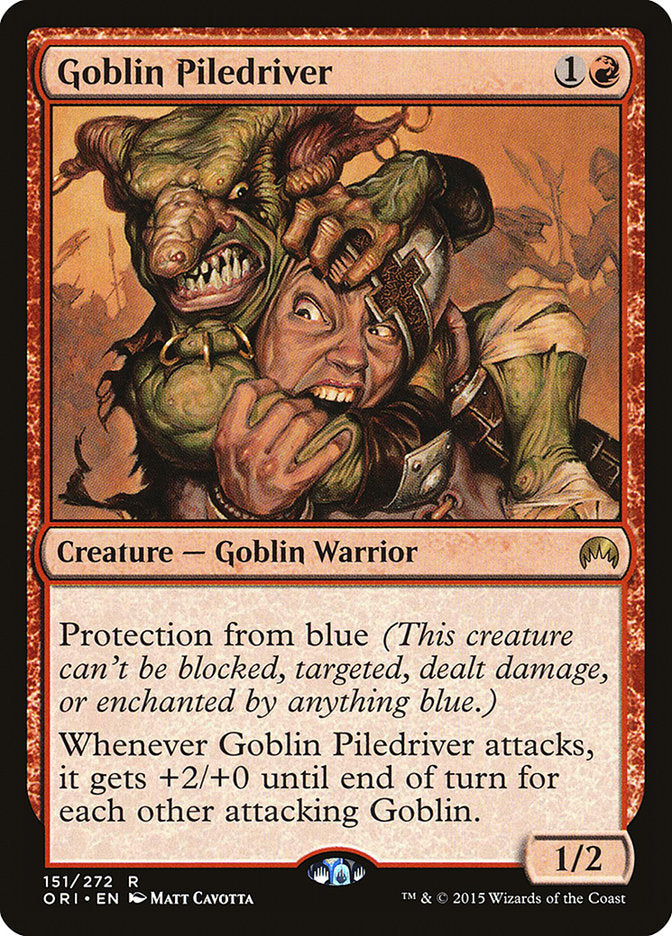 Goblin Piledriver [Magic Origins] | Dragon's Lair Comics and Fantasy Houston TX