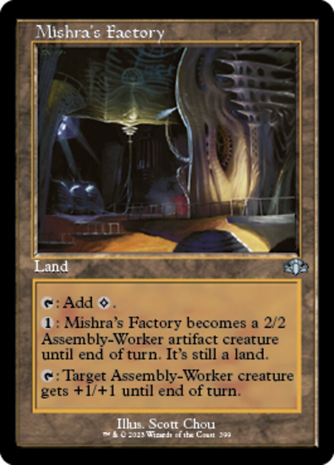 Mishra's Factory (Retro) [Dominaria Remastered] | Dragon's Lair Comics and Fantasy Houston TX