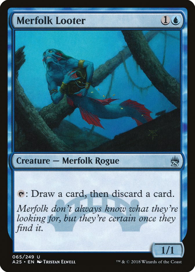 Merfolk Looter [Masters 25] | Dragon's Lair Comics and Fantasy Houston TX