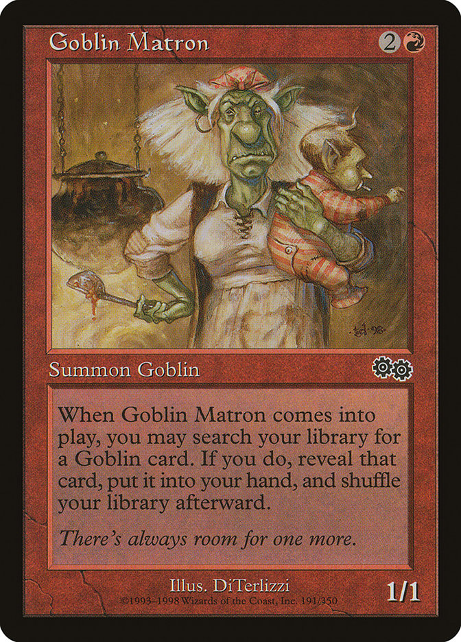 Goblin Matron [Urza's Saga] | Dragon's Lair Comics and Fantasy Houston TX