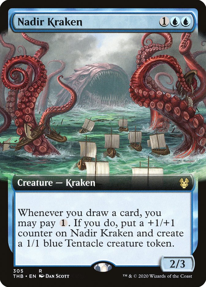 Nadir Kraken (Extended Art) [Theros Beyond Death] | Dragon's Lair Comics and Fantasy Houston TX