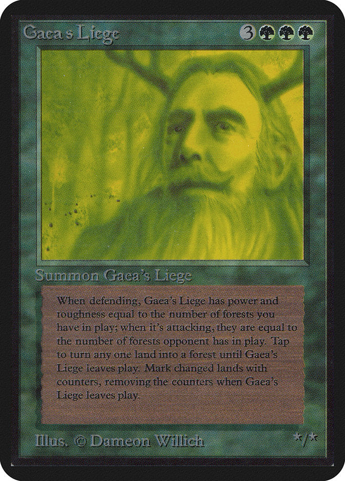 Gaea's Liege [Alpha Edition] | Dragon's Lair Comics and Fantasy Houston TX