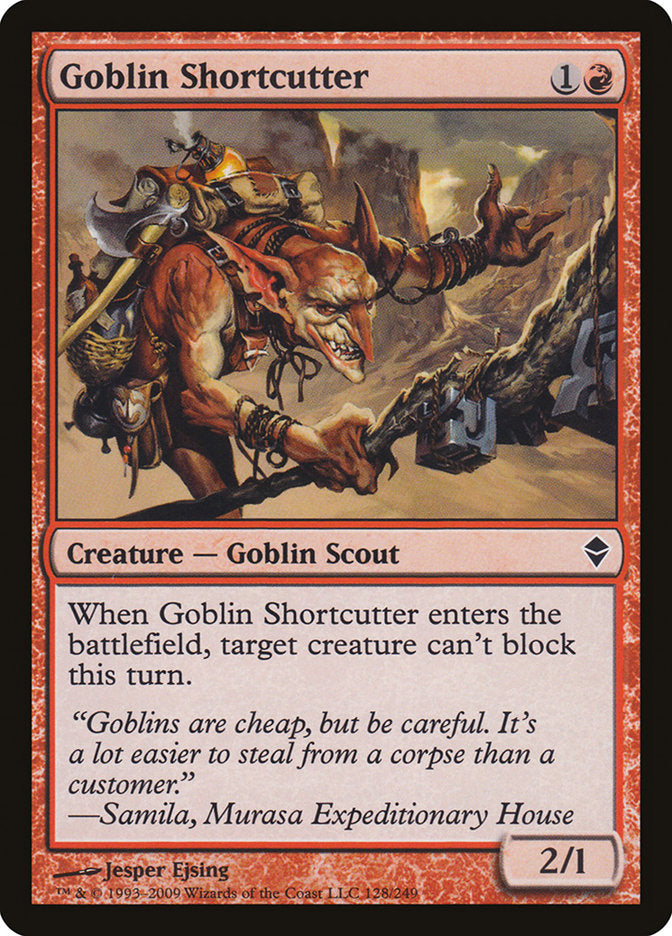 Goblin Shortcutter [Zendikar] | Dragon's Lair Comics and Fantasy Houston TX