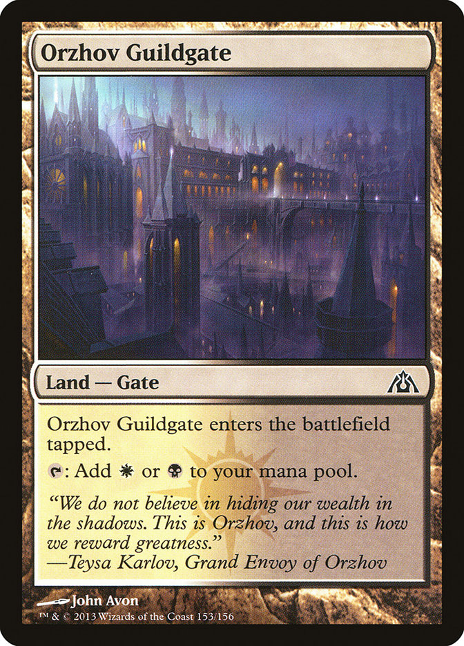 Orzhov Guildgate [Dragon's Maze] | Dragon's Lair Comics and Fantasy Houston TX