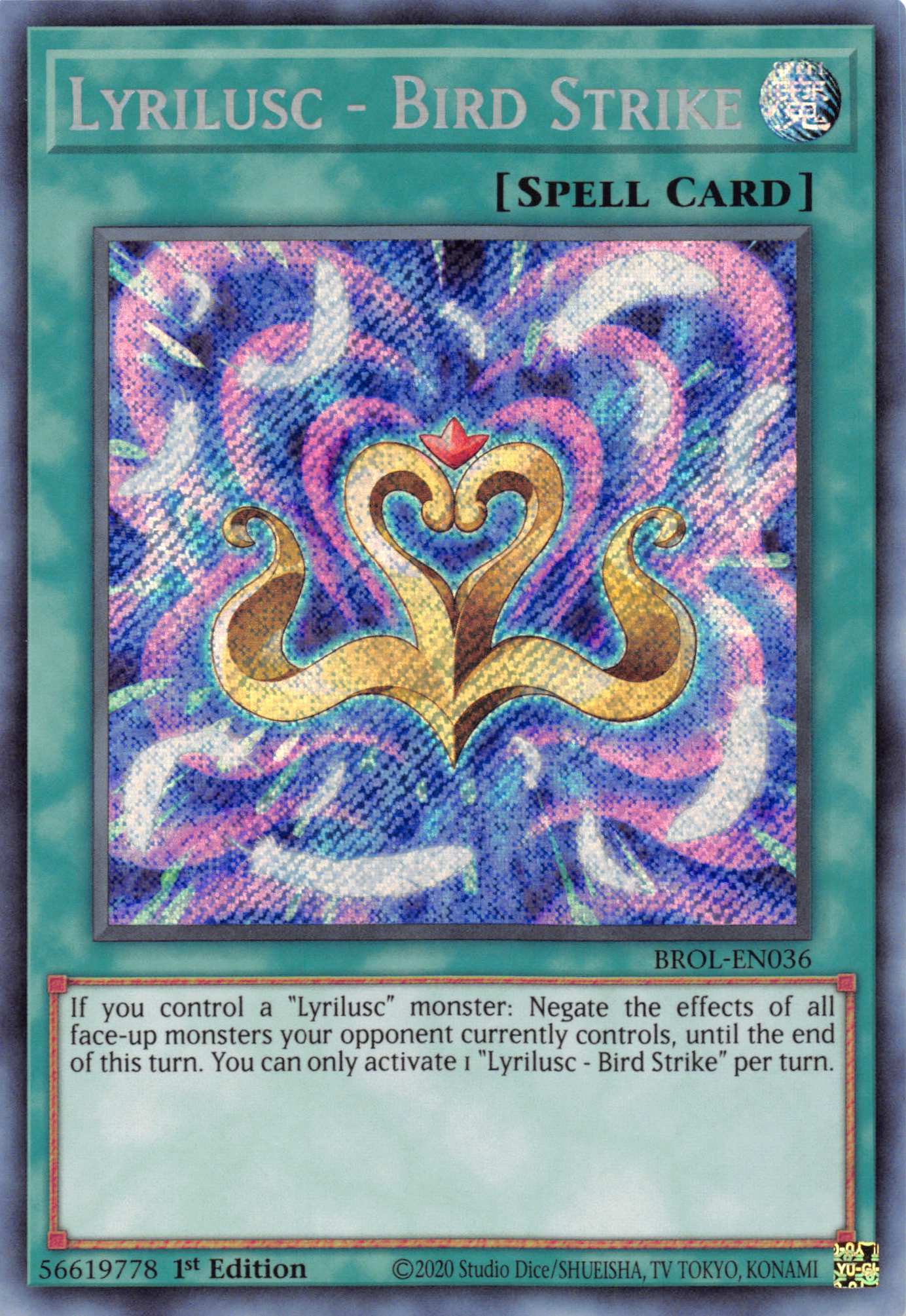 Lyrilusc - Bird Strike [BROL-EN036] Secret Rare | Dragon's Lair Comics and Fantasy Houston TX