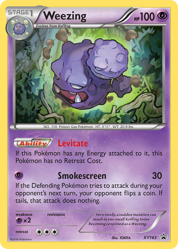 Weezing (XY163) [XY: Black Star Promos] | Dragon's Lair Comics and Fantasy Houston TX