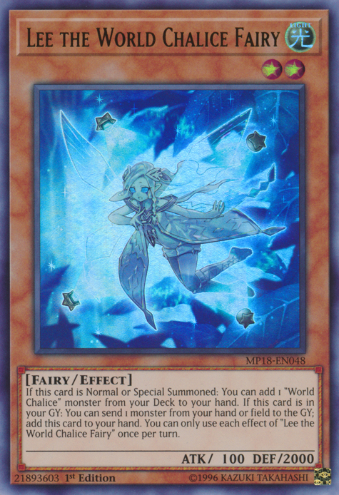 Lee the World Chalice Fairy [MP18-EN048] Ultra Rare | Dragon's Lair Comics and Fantasy Houston TX