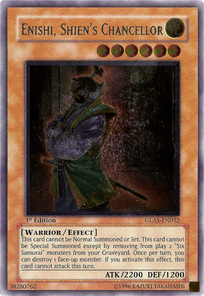 Enishi, Shien's Chancellor [GLAS-EN032] Ultimate Rare | Dragon's Lair Comics and Fantasy Houston TX