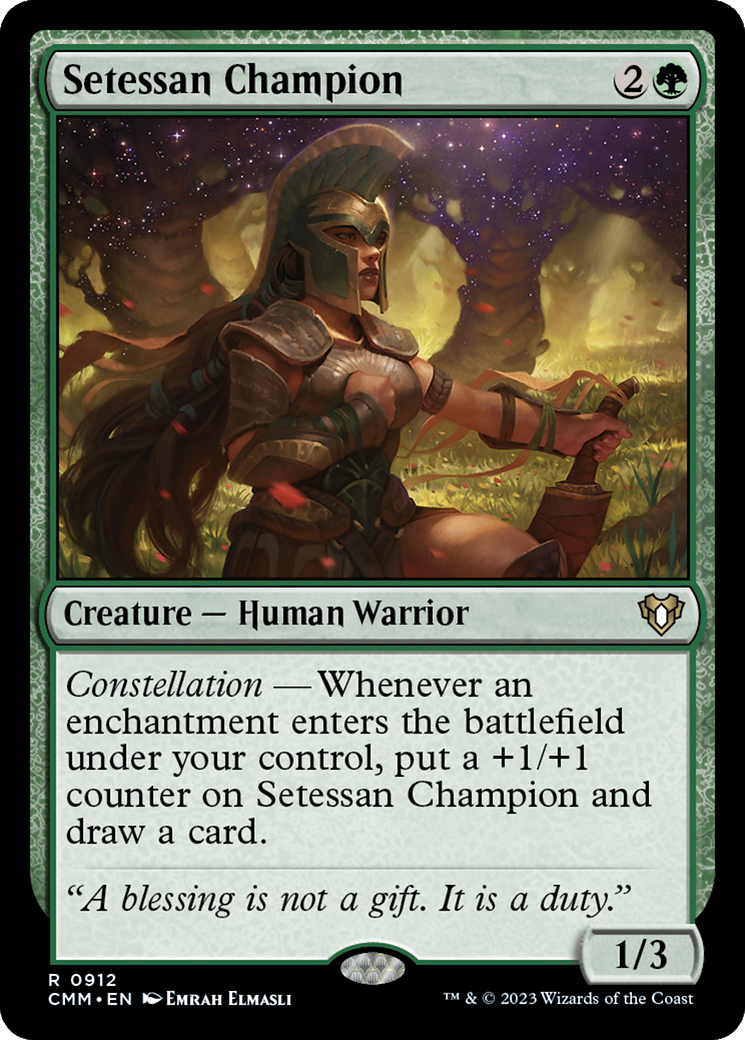 Setessan Champion [Commander Masters] | Dragon's Lair Comics and Fantasy Houston TX