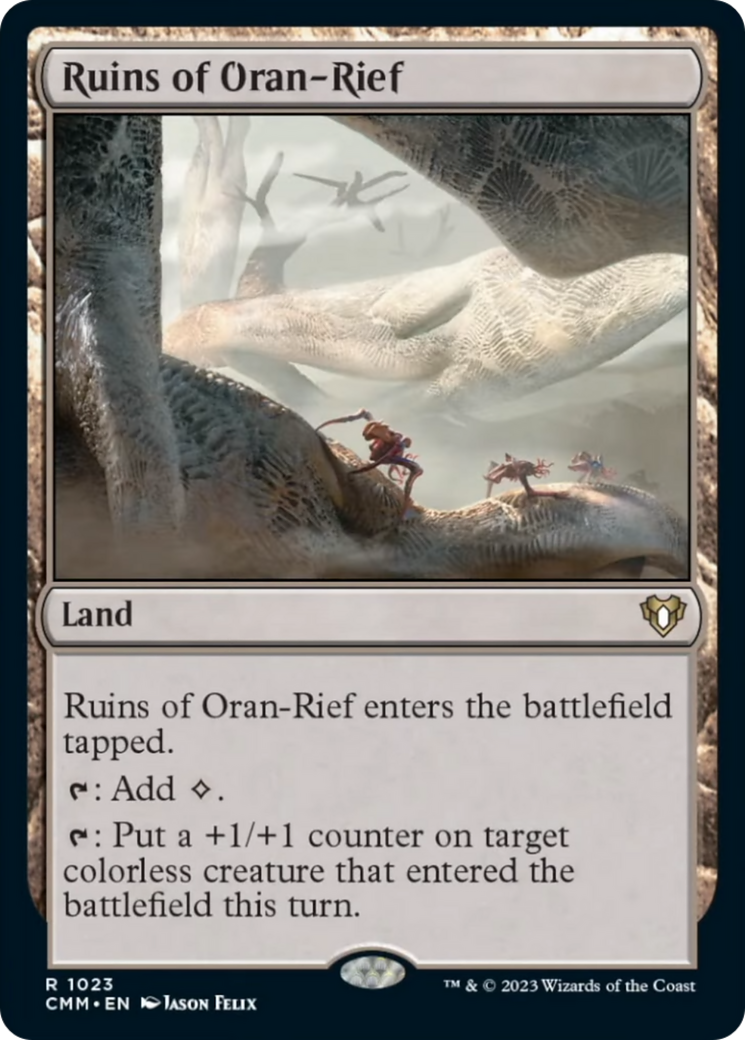 Ruins of Oran-Rief [Commander Masters] | Dragon's Lair Comics and Fantasy Houston TX