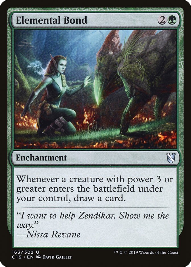 Elemental Bond [Commander 2019] | Dragon's Lair Comics and Fantasy Houston TX