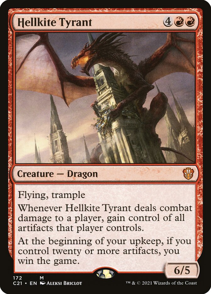 Hellkite Tyrant [Commander 2021] | Dragon's Lair Comics and Fantasy Houston TX