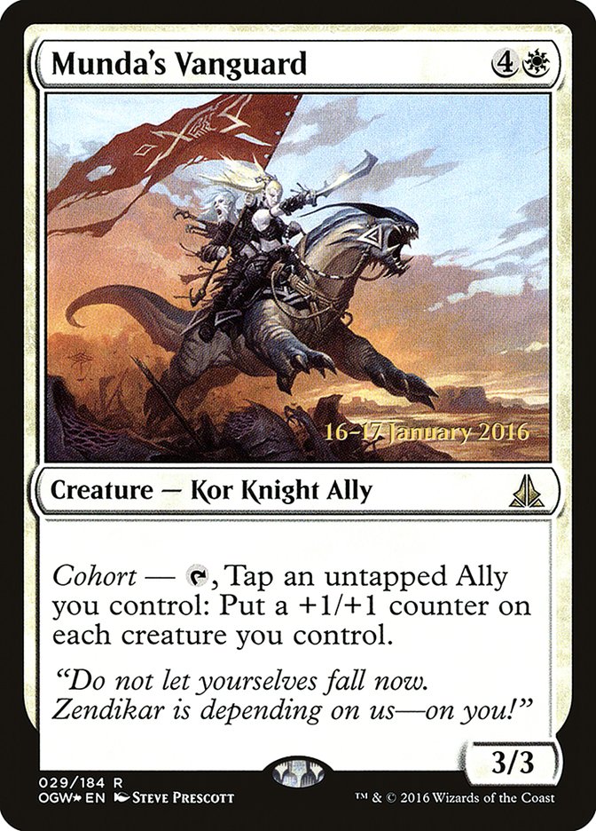 Munda's Vanguard [Oath of the Gatewatch Prerelease Promos] | Dragon's Lair Comics and Fantasy Houston TX