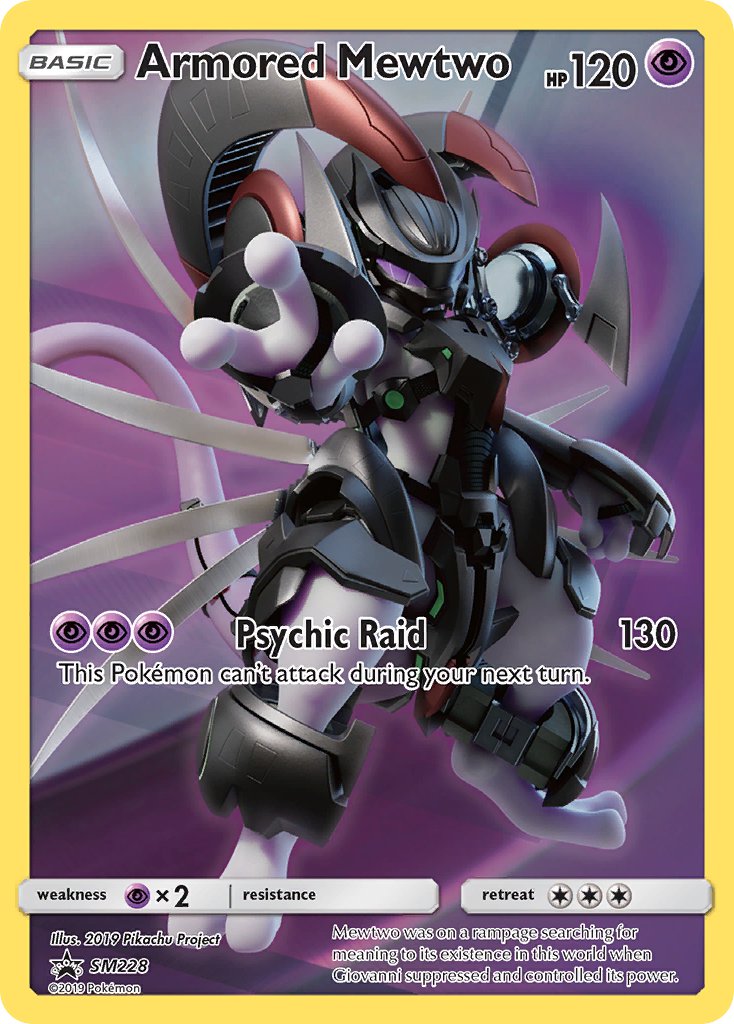 Armored Mewtwo (SM228) [Sun & Moon: Black Star Promos] | Dragon's Lair Comics and Fantasy Houston TX