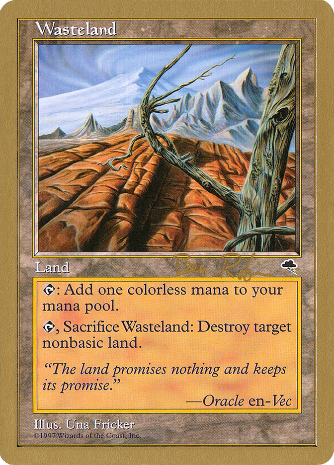 Wasteland (Ben Rubin) [World Championship Decks 1998] | Dragon's Lair Comics and Fantasy Houston TX