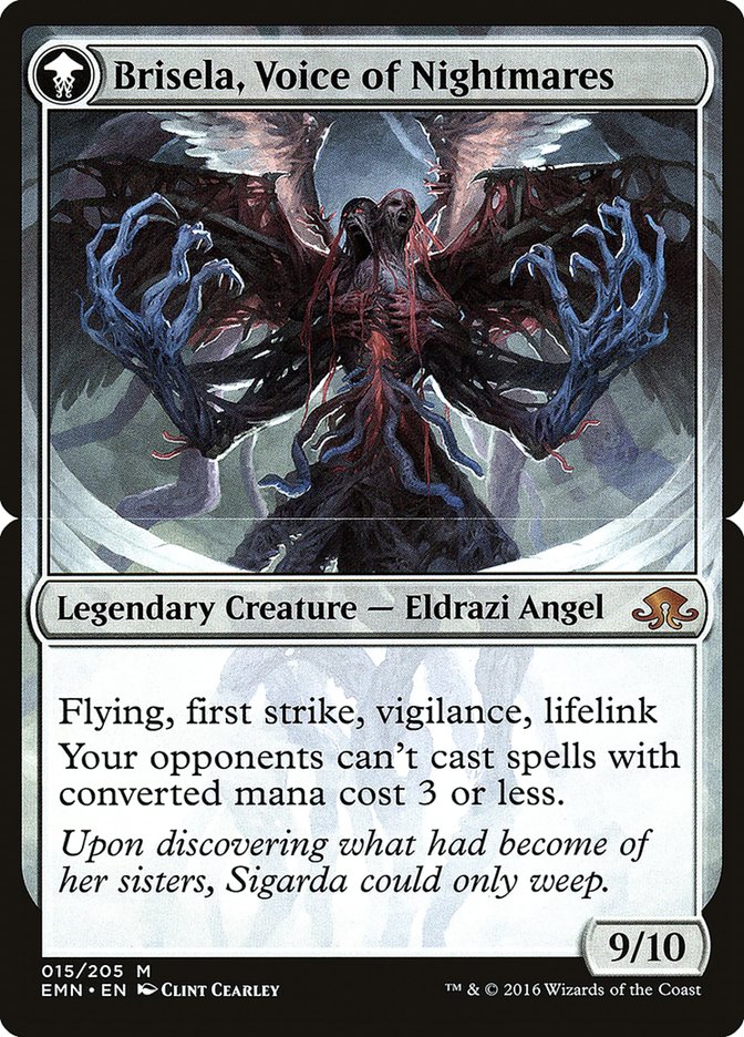 Brisela, Voice of Nightmares [Eldritch Moon Prerelease Promos] | Dragon's Lair Comics and Fantasy Houston TX
