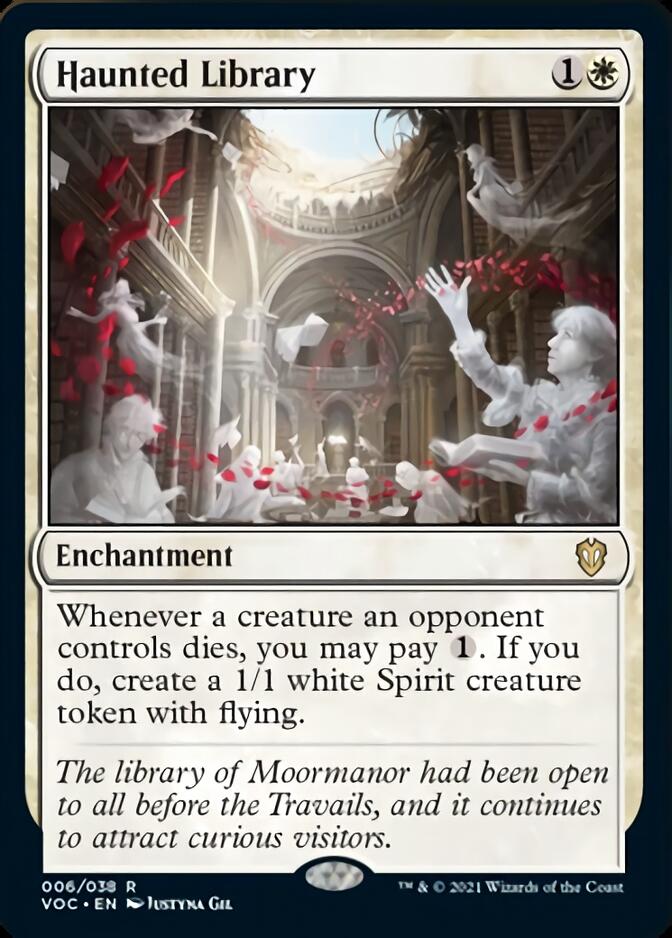 Haunted Library [Innistrad: Crimson Vow Commander] | Dragon's Lair Comics and Fantasy Houston TX