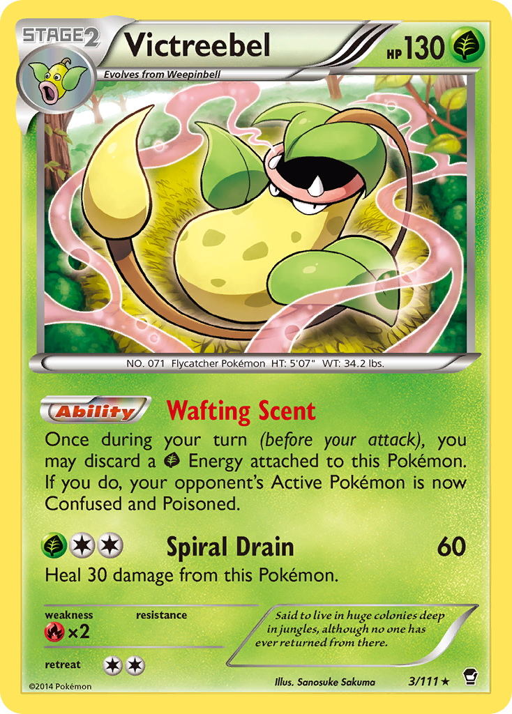 Victreebel (3/111) [XY: Furious Fists] | Dragon's Lair Comics and Fantasy Houston TX