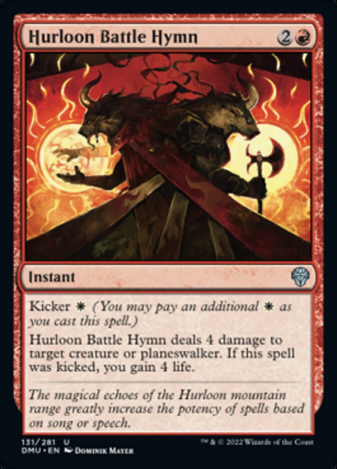 Hurloon Battle Hymn [Dominaria United] | Dragon's Lair Comics and Fantasy Houston TX