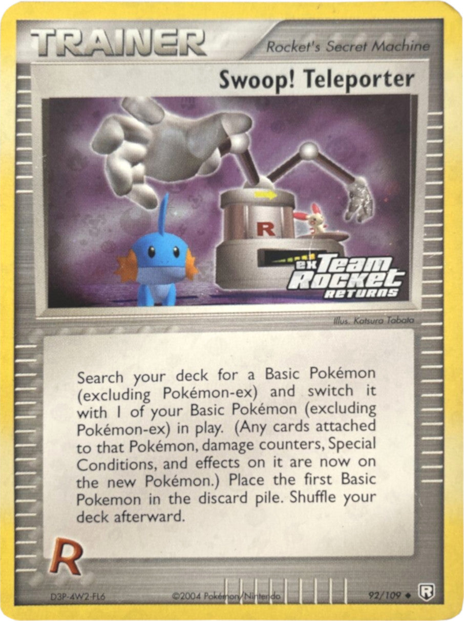 Swoop! Teleporter (92/109) (Stamped) [EX: Team Rocket Returns] | Dragon's Lair Comics and Fantasy Houston TX