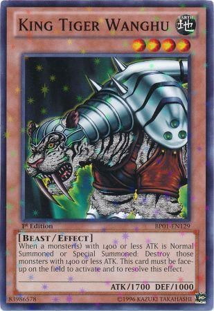 King Tiger Wanghu [BP01-EN129] Starfoil Rare | Dragon's Lair Comics and Fantasy Houston TX