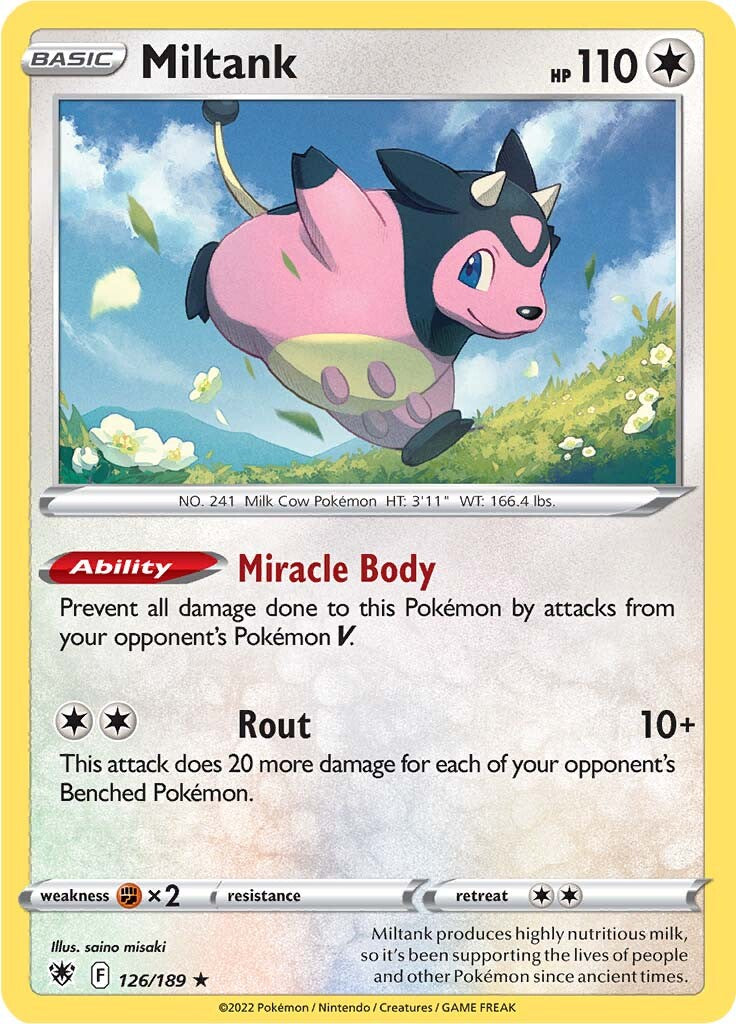 Miltank (126/189) [Sword & Shield: Astral Radiance] | Dragon's Lair Comics and Fantasy Houston TX