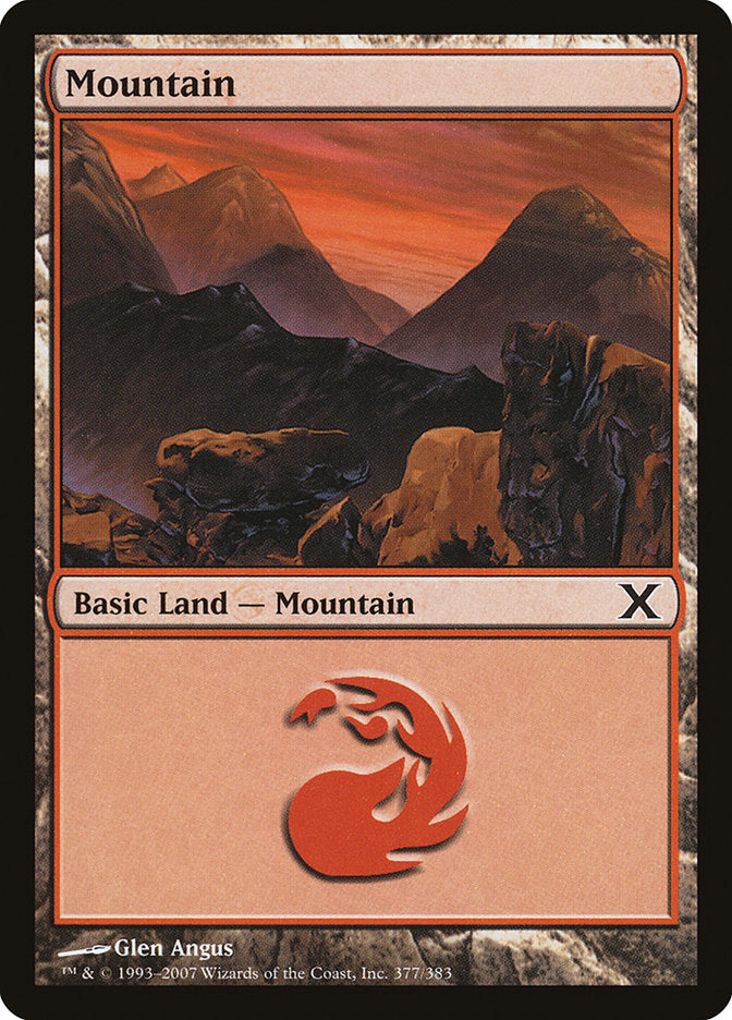 Mountain (377) [Tenth Edition] | Dragon's Lair Comics and Fantasy Houston TX