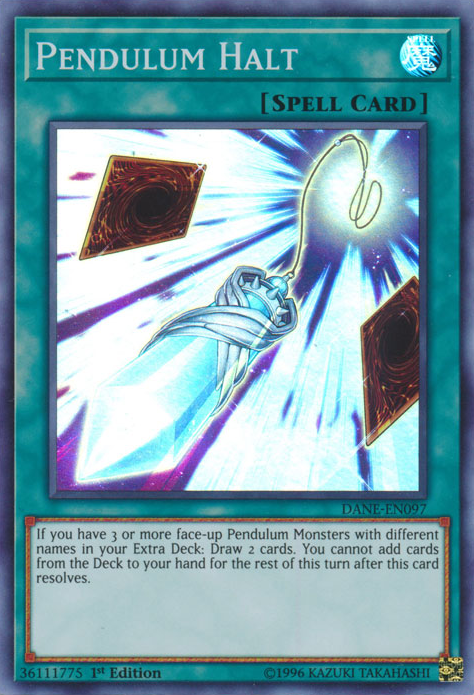 Pendulum Halt [DANE-EN097] Super Rare | Dragon's Lair Comics and Fantasy Houston TX