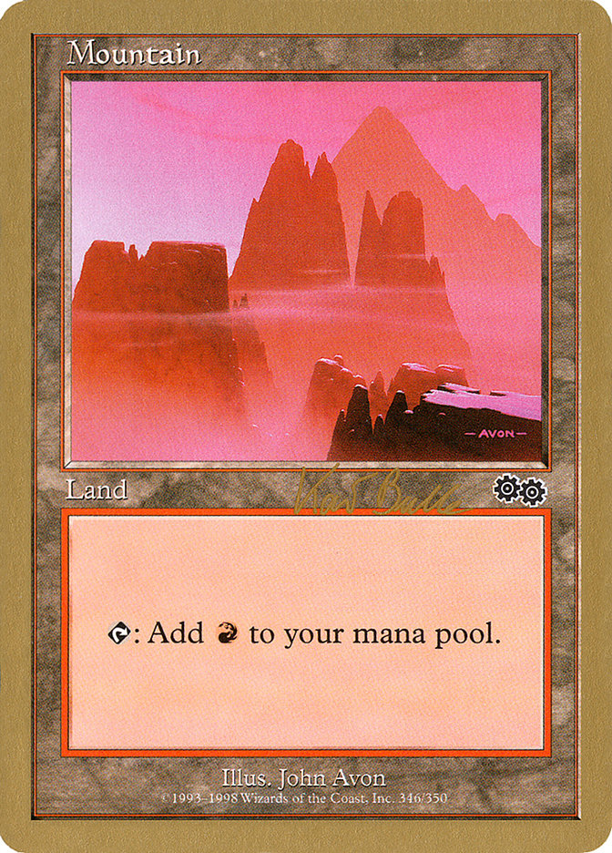 Mountain (kb346) (Kai Budde) [World Championship Decks 1999] | Dragon's Lair Comics and Fantasy Houston TX