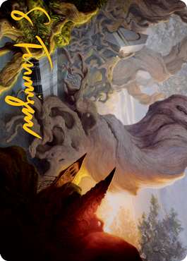 Yavimaya, Cradle of Growth Art Card (Gold-Stamped Signature) [Modern Horizons 2 Art Series] | Dragon's Lair Comics and Fantasy Houston TX