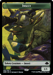Insect // Saproling Double-Sided Token [Dominaria Remastered Tokens] | Dragon's Lair Comics and Fantasy Houston TX