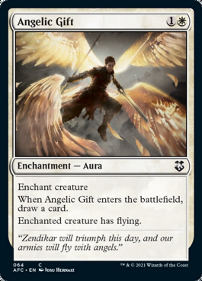 Angelic Gift [Dungeons & Dragons: Adventures in the Forgotten Realms Commander] | Dragon's Lair Comics and Fantasy Houston TX