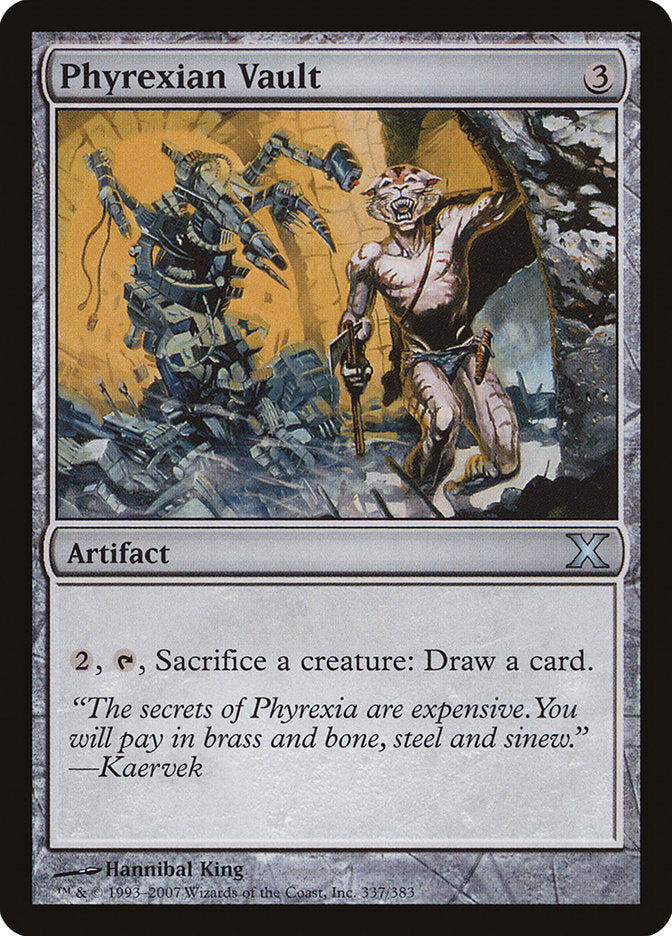 Phyrexian Vault [Tenth Edition] | Dragon's Lair Comics and Fantasy Houston TX