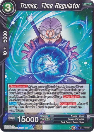 Trunks, Time Regulator (Reprint) (BT7-103) [Battle Evolution Booster] | Dragon's Lair Comics and Fantasy Houston TX