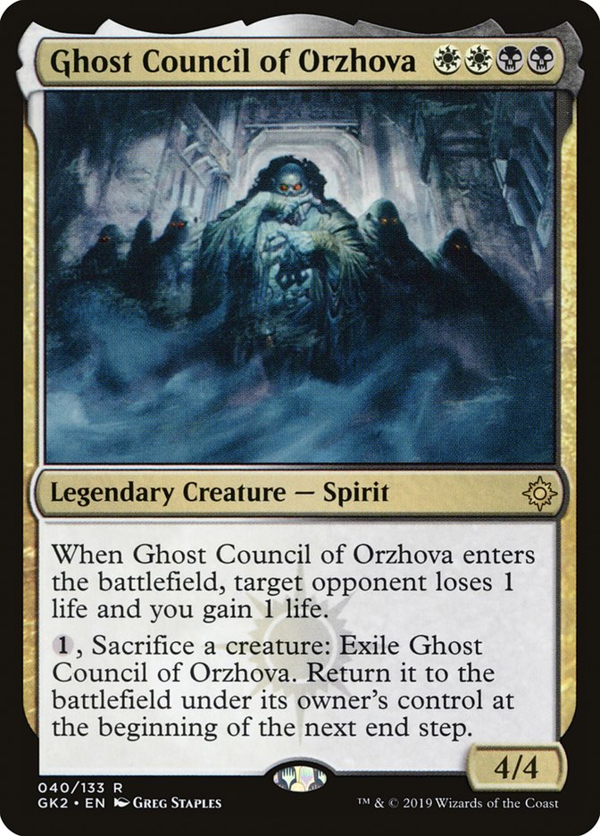 Ghost Council of Orzhova [Ravnica Allegiance Guild Kit] | Dragon's Lair Comics and Fantasy Houston TX
