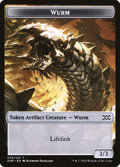 Clue // Wurm (030) Double-Sided Token [Double Masters Tokens] | Dragon's Lair Comics and Fantasy Houston TX