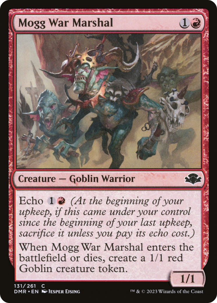 Mogg War Marshal [Dominaria Remastered] | Dragon's Lair Comics and Fantasy Houston TX