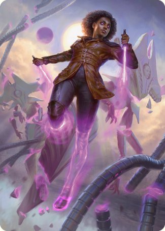 Kaya, Intangible Slayer Art Card [Phyrexia: All Will Be One Art Series] | Dragon's Lair Comics and Fantasy Houston TX