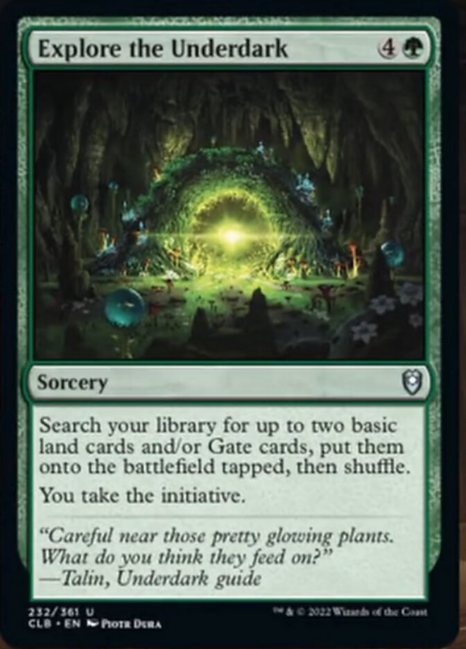 Explore the Underdark [Commander Legends: Battle for Baldur's Gate] | Dragon's Lair Comics and Fantasy Houston TX