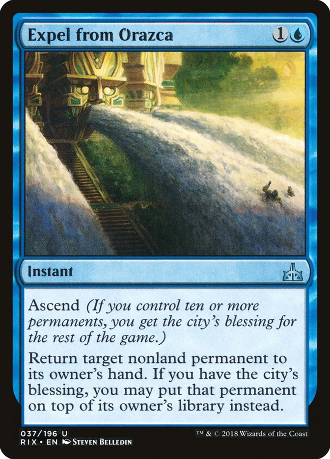 Expel from Orazca [Rivals of Ixalan] | Dragon's Lair Comics and Fantasy Houston TX