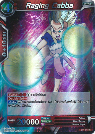 Raging Cabba (BT1-013) [Galactic Battle] | Dragon's Lair Comics and Fantasy Houston TX