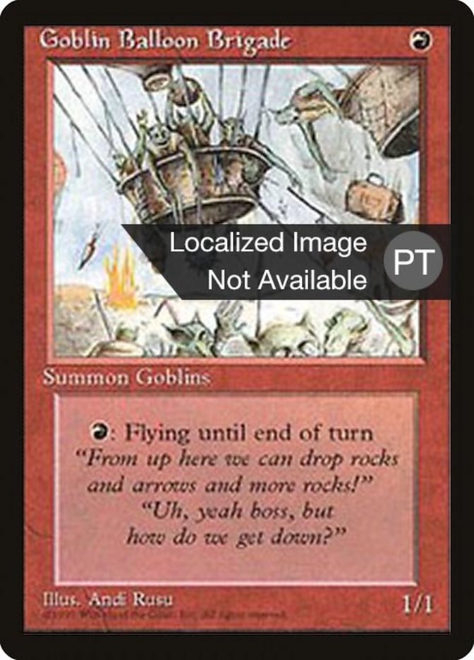 Goblin Balloon Brigade [Fourth Edition (Foreign Black Border)] | Dragon's Lair Comics and Fantasy Houston TX