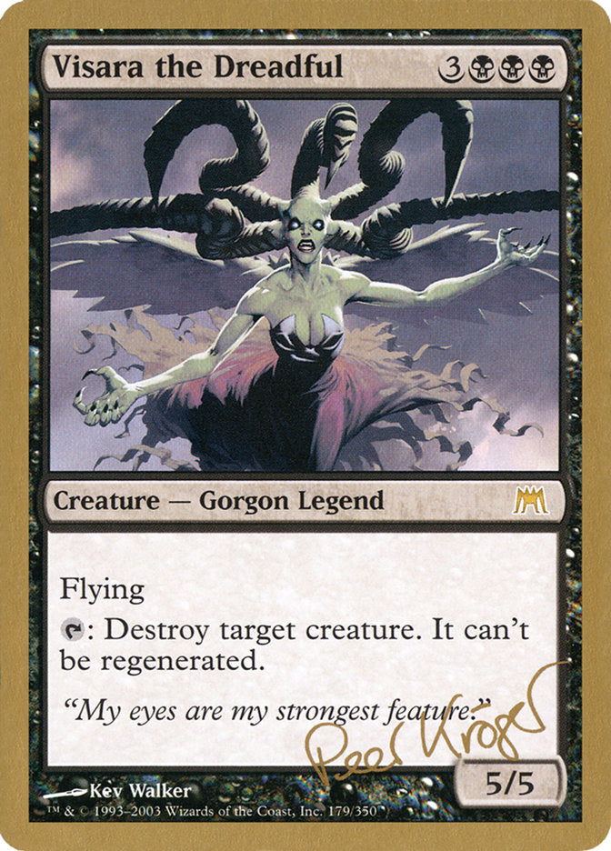 Visara the Dreadful (Peer Kroger) [World Championship Decks 2003] | Dragon's Lair Comics and Fantasy Houston TX