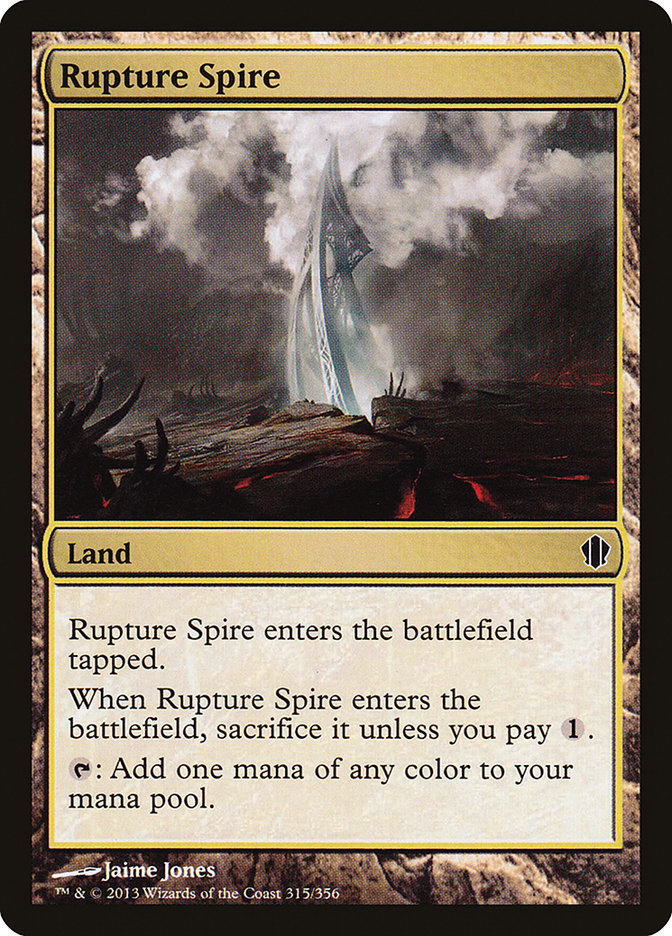 Rupture Spire [Commander 2013] | Dragon's Lair Comics and Fantasy Houston TX