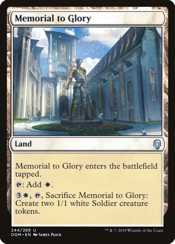 Memorial to Glory [Dominaria] | Dragon's Lair Comics and Fantasy Houston TX