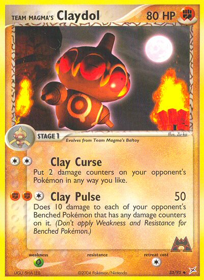 Team Magma's Claydol (33/95) [EX: Team Magma vs Team Aqua] | Dragon's Lair Comics and Fantasy Houston TX